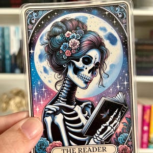 The Reader Bookmark, Tarot Card Bookmark, Book Lover Gift