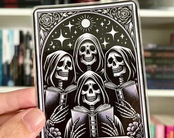 The Book Club Bookmark, Tarot Card Bookmark, Gift For Book Lover
