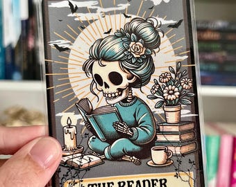 The Reader Bookmark, Tarot Card Bookmark, Gift For Book Lover