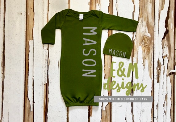 baby boy olive green outfit