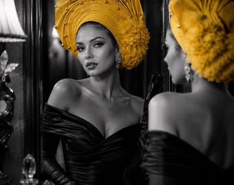 Ready to Wear Autogele | Nigerian Gele | African Head Wrap | Luxury Headwear UK