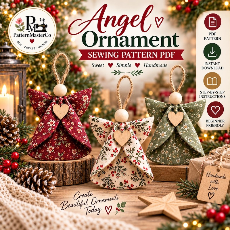 Christmas Angel to Sew - Etsy UK