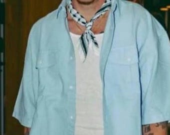 Sciarpa Macklemore keffiyeh Bandana Fatta a mano Vintage Gerusalemme Cravatta Araba Heritage Autentica Fascia per capelli kofya Kuffiyah Triangolo Dimensioni 18"X18"X29"
