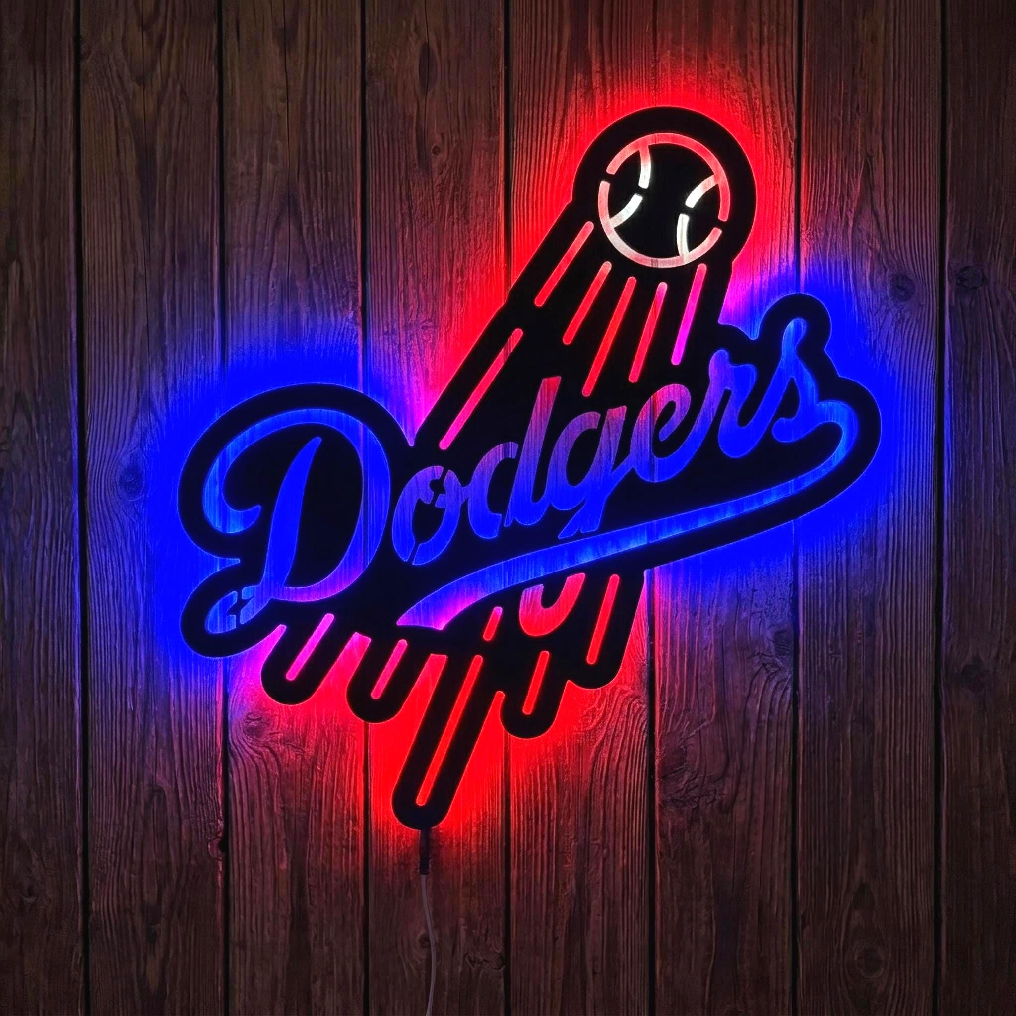 Light up Dodgers - Etsy