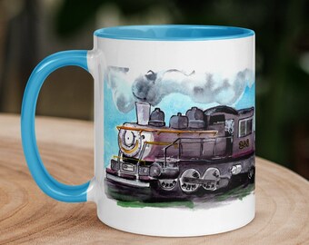 Marysville Park Train Engine Ceramic Gift Mug (Choose a Size)