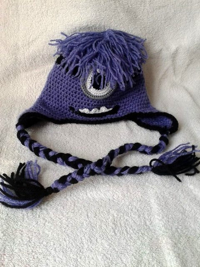 Crochet Minion Hat Devil Minion Hat Minion One-eye Hat Minion Hand Made