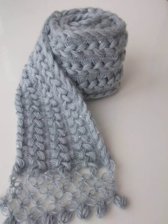 hairpin crochet scarf