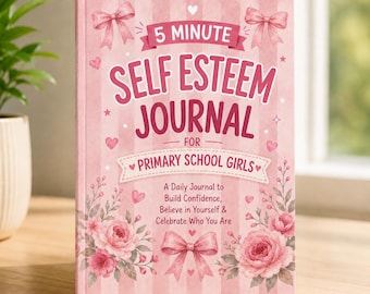 Diario de autoestima de 5 minutos para niñas de primaria: Desarrolla la confianza, cree en ti misma.