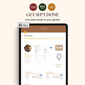 Notion-Vorlage für Aufgabenmanagement, digitaler Planer und Projekt-Tracker zur Steigerung der Produktivität und einfachen Organisation von Arbeitsaufgaben
