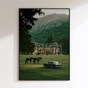 Old Money Wall Art Printable, English Manor Estate Decor, Luxury Mansion Wall Art, Quiet Luxury Art, Vintage Wealth Poster, Digital Download image 1