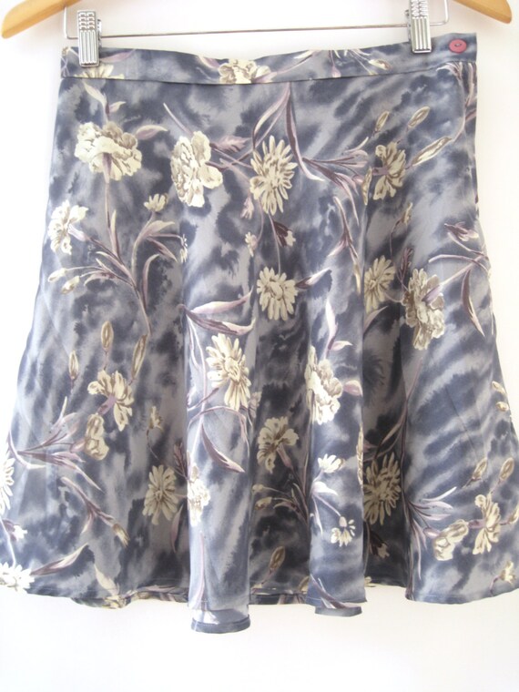 Women's Blue Bird Skater Skirt - Flowy High Waisted with UPF 50+ & Recycled Fabric main image 0