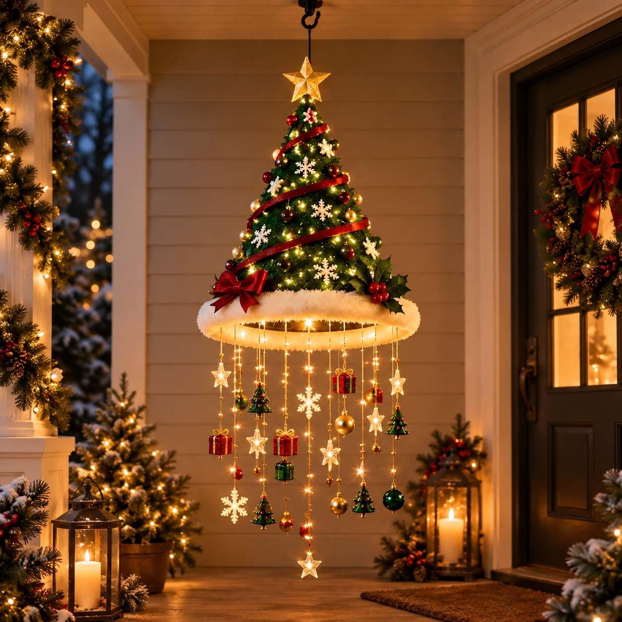 Weihnachtsdeko fenster ast