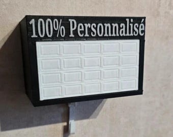 Porte-clés garage mural 100% Personnalisable