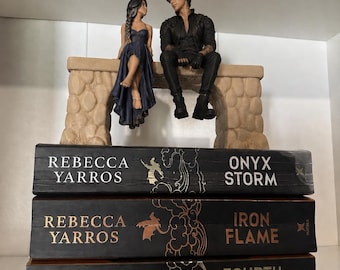 DIY Xaden and Violet Fourth Wing Parapet scene Empyrian Series Onyx Storm