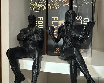 Xaden and Violet Empyrean Series Fourth Wing Fourth Wing Onyx Storm Figure
