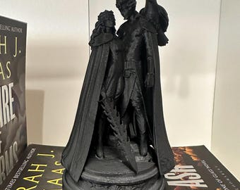 Aelin and Rowan figure from Throne of Glass, Fae Mates, Fireheart