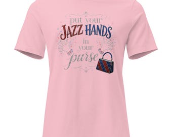 Jazz Hands - ontspannen dames-T-shirt