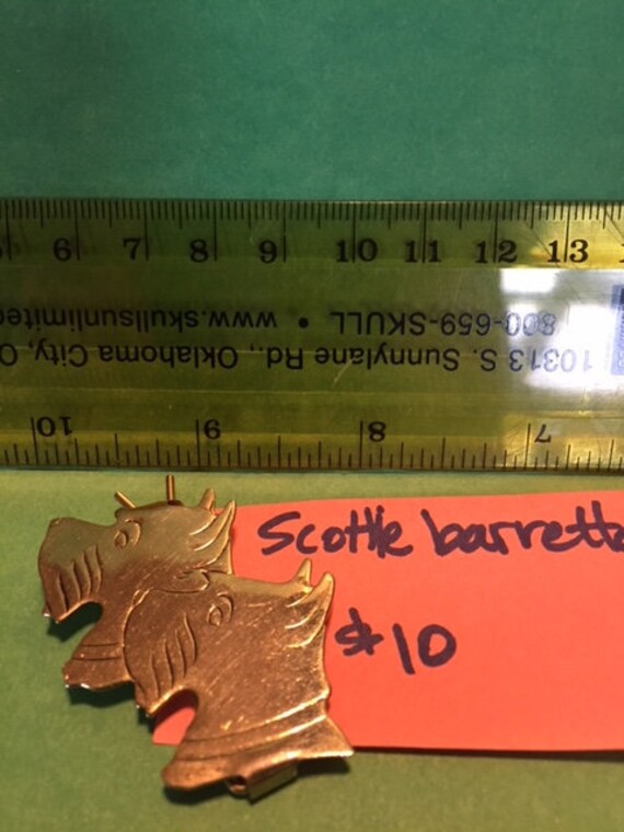 Unique scottish terrier barrette - image 1
