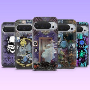 The Haunted Mansion Phone Case Disney Cover for Google Pixel 11, 10A, 10Pro, 9, 9A, 9Pro, 8Pro, 7A, 6A, Samsung S26, S25, S24, iPhone 17Pro