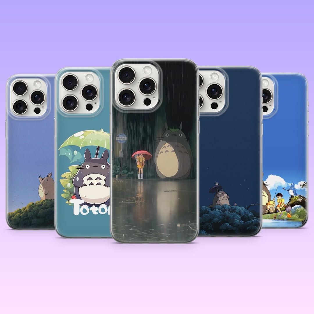 Simple Totoro Phone Case Studio Ghibli Cover for iPhone 18pro, 17, 16 ...