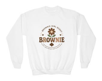 Brownie Girl Scout Youth Crewneck Sweatshirt