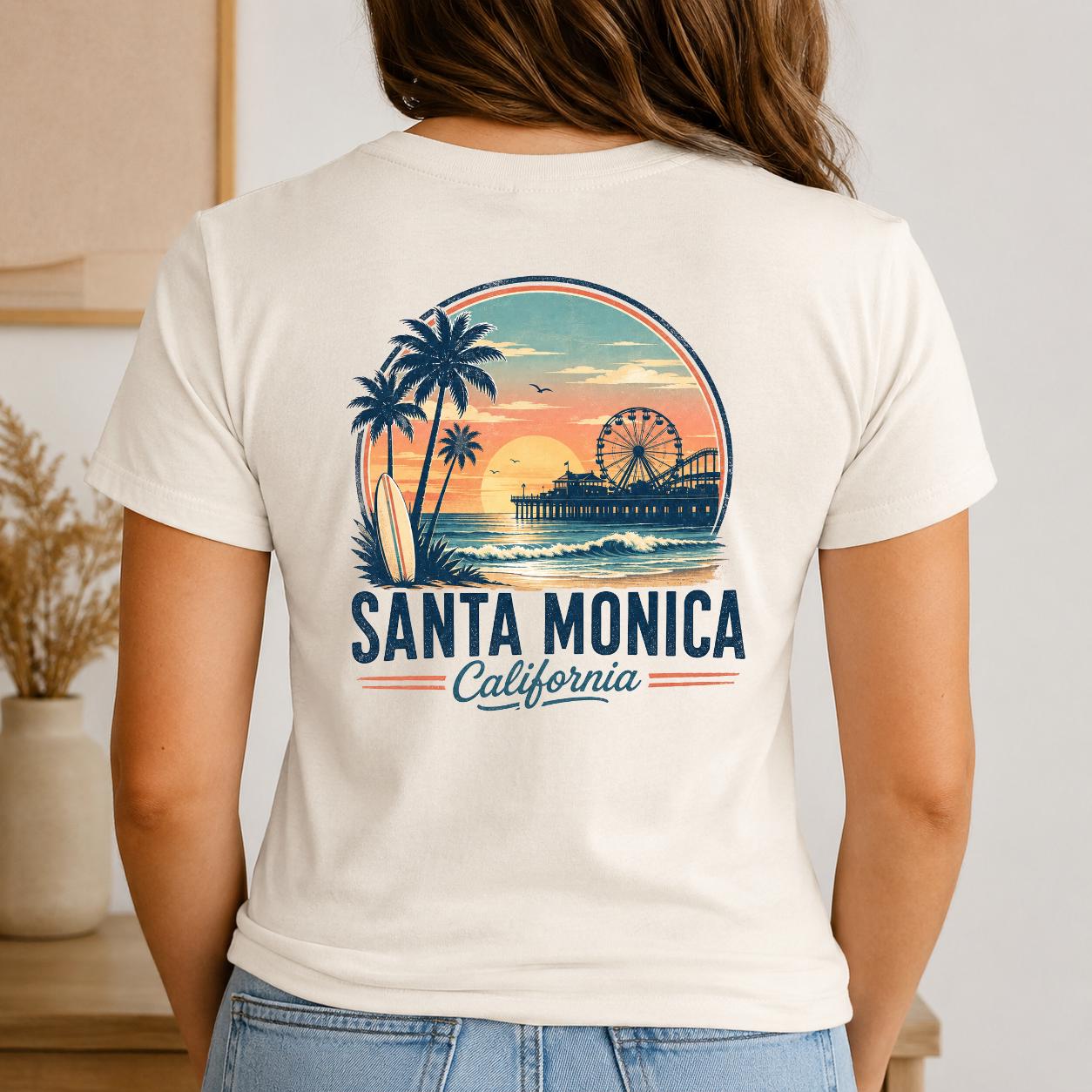 Santa monica shirt - Etsy 日本