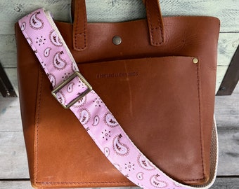 Bag Strap: Pink Bandana
