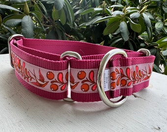 Maddie’s Birds & Bees - 1.5" Martingale Collar