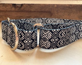 XL - Woven in Black & White - 1.5" Plain Nylon