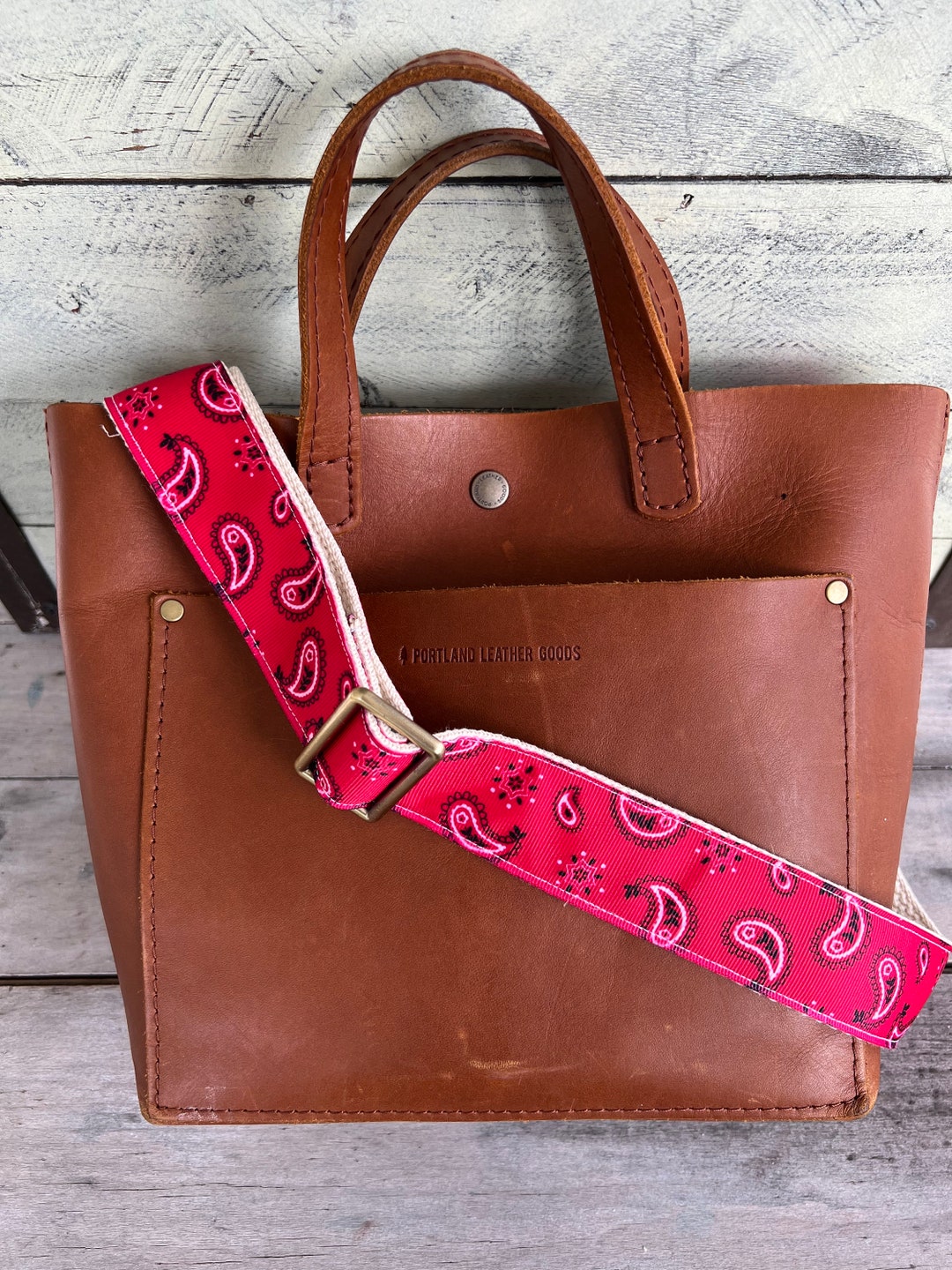 【Gentlewoman】Brightlight Double Strap トートバッグ レッド Bag Strap: Red Bandana - Etsy