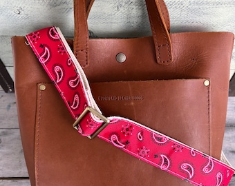 Bag Strap: Red Bandana