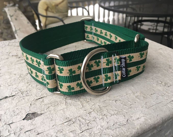 Bubba's Lucky Clovers - 1.5" Martingale Collar