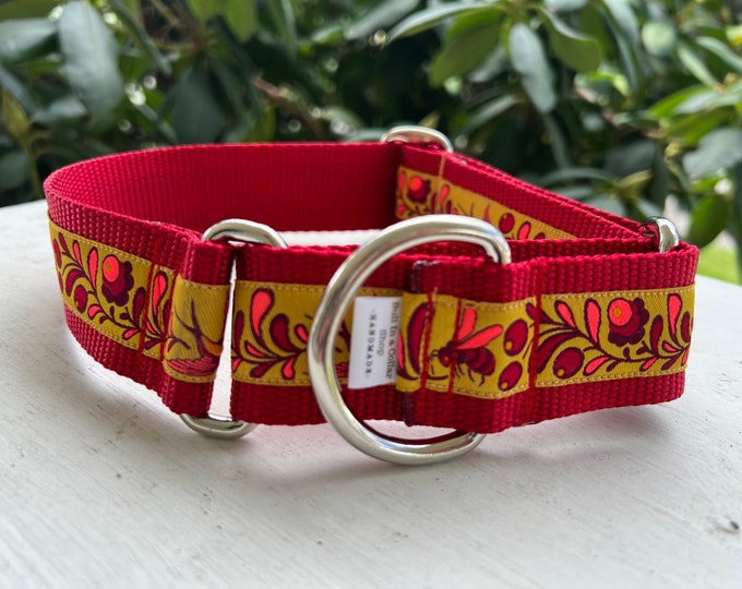 Olive’s Birds & Bees - 1.5" Martingale Collar