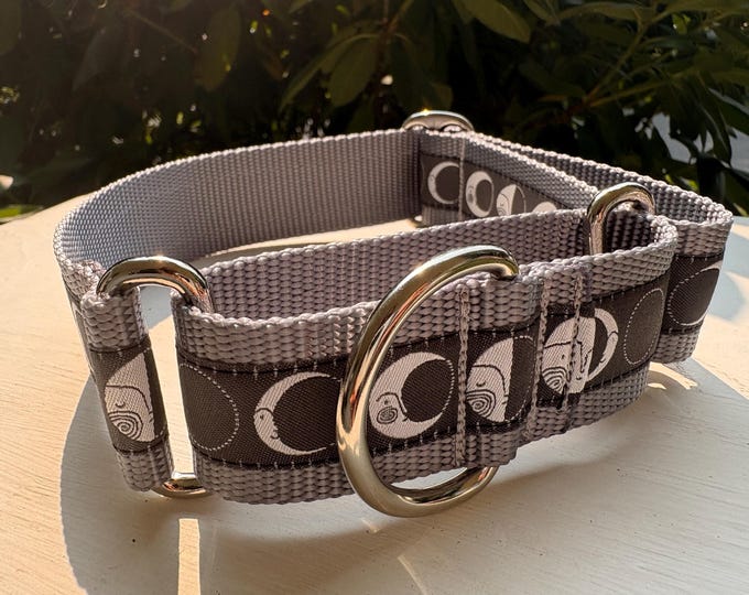 It’s Just a Phase - Gray -  1.5" Martingale Collar