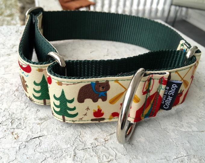 Tyson's Campground Fun - 1.5" Martingale Collar