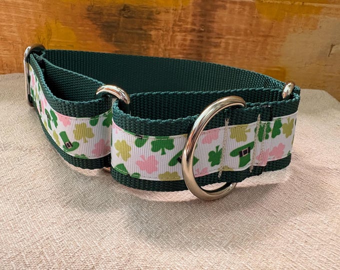 Happy St. Patty’s! - 1.5" Martingale Collar