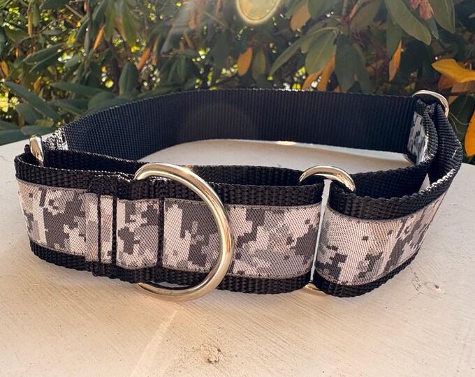 Digital Camo - 1.5" Martingale Collar