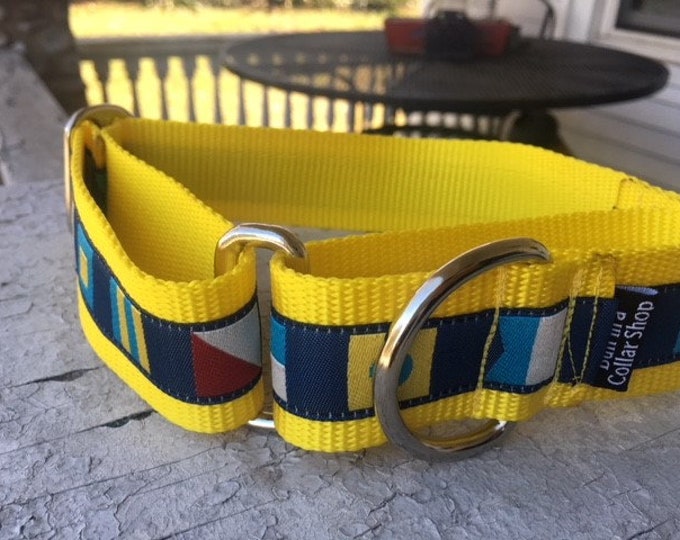 Nautical Flags - 1.5" Martingale Collar