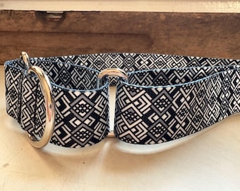 Woven in Black & White - 1.5" Plain Nylon