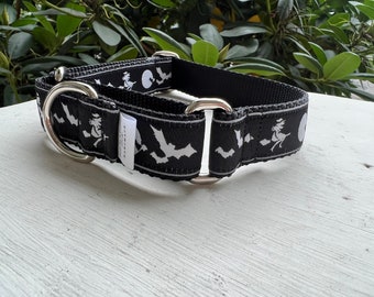 Witches, We Fly! - Black -  1" Martingale Collar