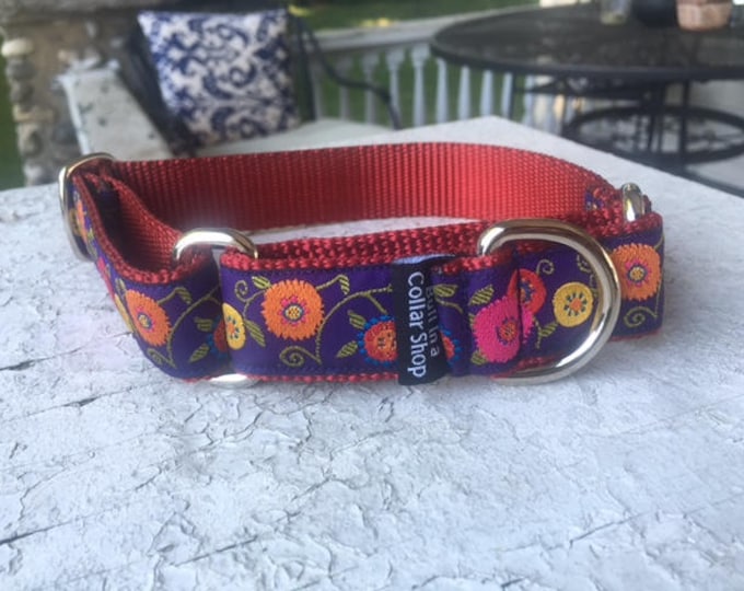 Theo's Garden -  1" Martingale Collar