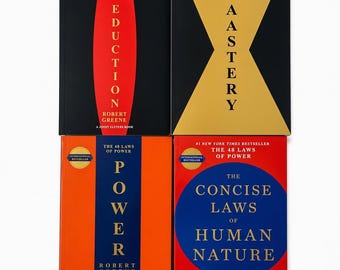 Colección de libros de Robert Greene / Las 48 leyes del poder, maestría y el arte de la seducción