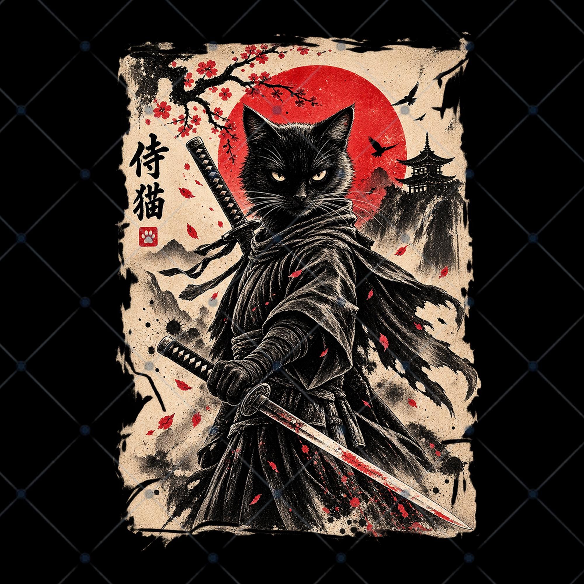 Samurai Cats - Etsy