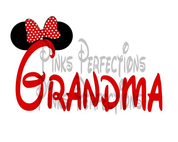grandma mickey mouse shirt