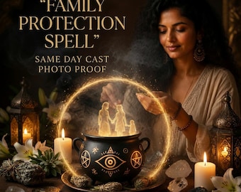 Family Protection Spell, Protection Spell, Family Protection, Spiritual Protection, Home Protection, Energy Cleansing