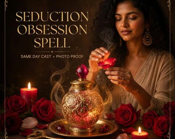 Seduction Obsession Spell, Attraction Spell, Love Spell, Love Manifestation, Relationship Healing, Energy Alignment