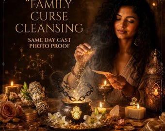 Family Curse Cleansing, Curse Removal, Uncrossing Spell, Protection Spell, Energy Cleansing, Spiritual Protection