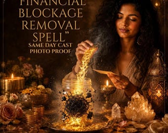 Financial Blockage Removal, Money Spell, Prosperity Spell, Road Opener Spell, Money Manifestation, Financial Blessing