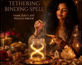 Tethering Binding Spell, Commitment Spell, Love Spell, Relationship Healing, Communication Spell, Love Manifestation