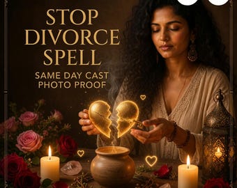 Stop Divorce Spell, Marriage Spell, Relationship Healing, Commitment Spell, Communication Spell, Love Manifestation